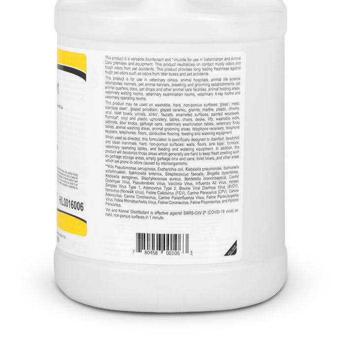 Vet and Kennel Disinfectant, 1 Gallon