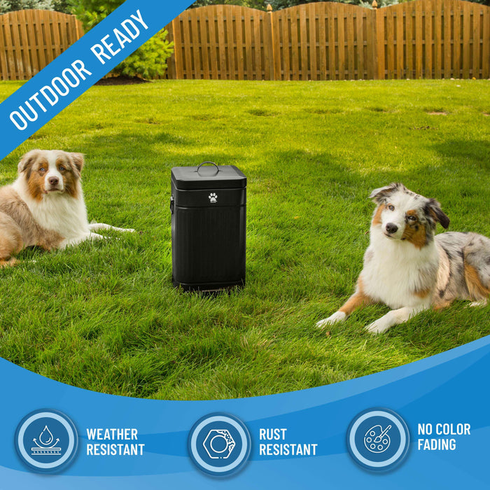 Nevink Dog Poop Trash Can for Outdoors, 12 Liter