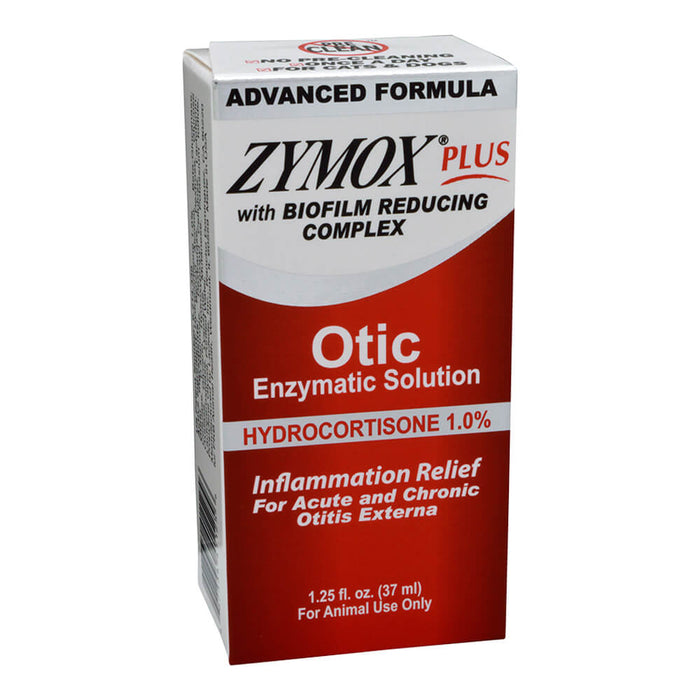 Zymox Advanced Formula PLUS Otic-Hydrocortisone  1.25 oz Bottle Size 1.25 oz