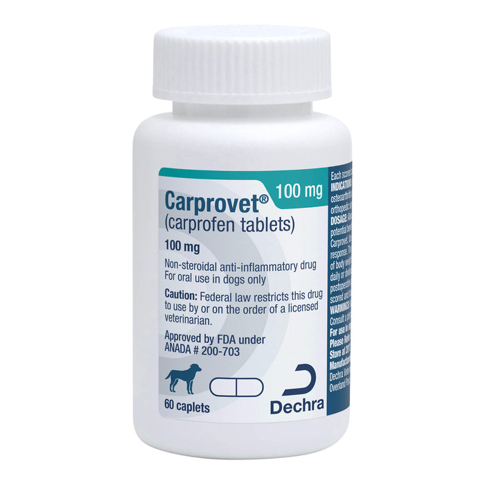 Rx Carprofen (Generic) Caplets for Dogs