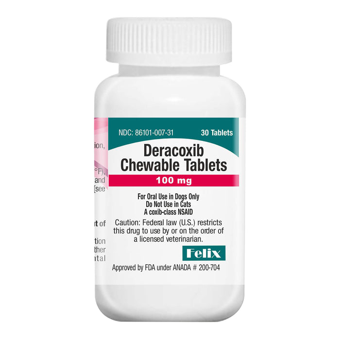 Rx Deracoxib Chewable Tablets Color Brown