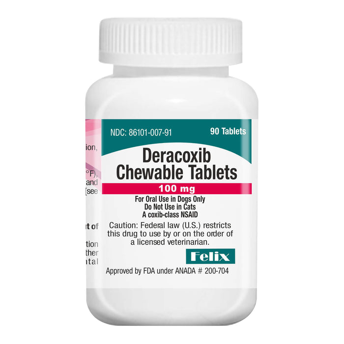 Rx Deracoxib Chewable Tablets Color Brown