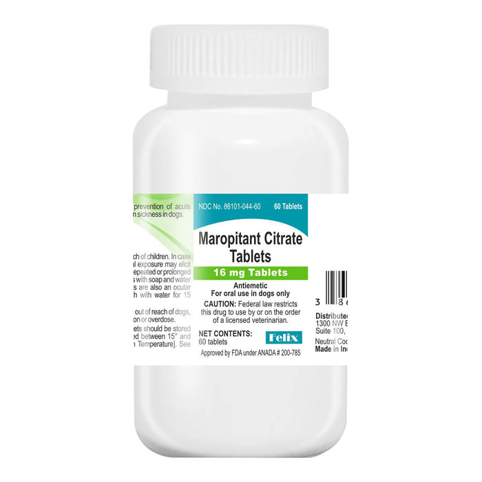 Rx Maropitant Citrate Tablets Color Orange