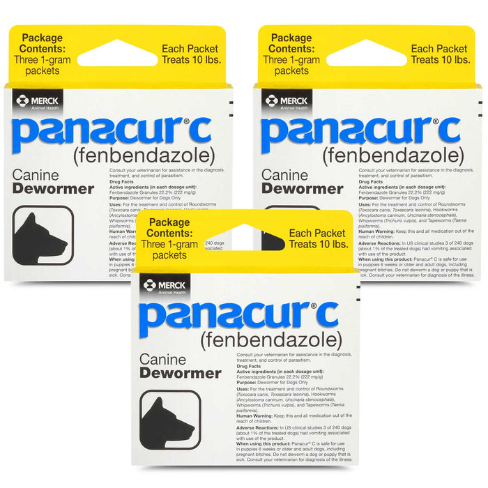 Panacur C Canine Dewormer (Fenbendazole Granules)