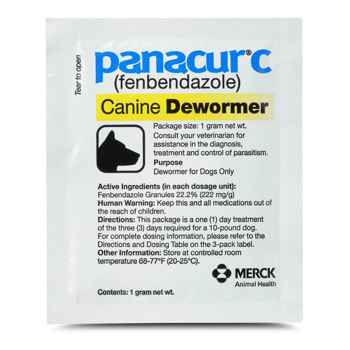 Panacur C Canine Dewormer (Fenbendazole Granules)