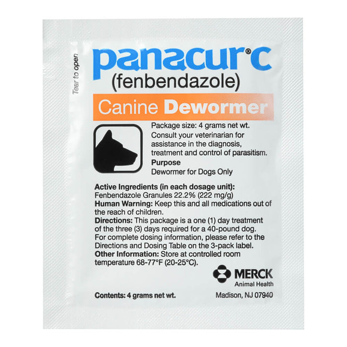 Panacur C Canine Dewormer (Fenbendazole Granules)