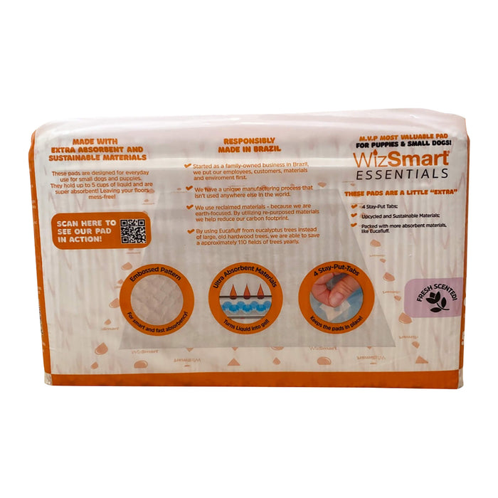 WizSmart Essentials Pads, Large, 50 ct, Fresh Scented