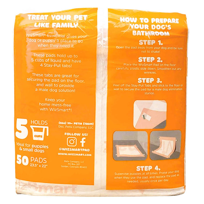 WizSmart Essentials Pads, Large, 50 ct, Fresh Scented