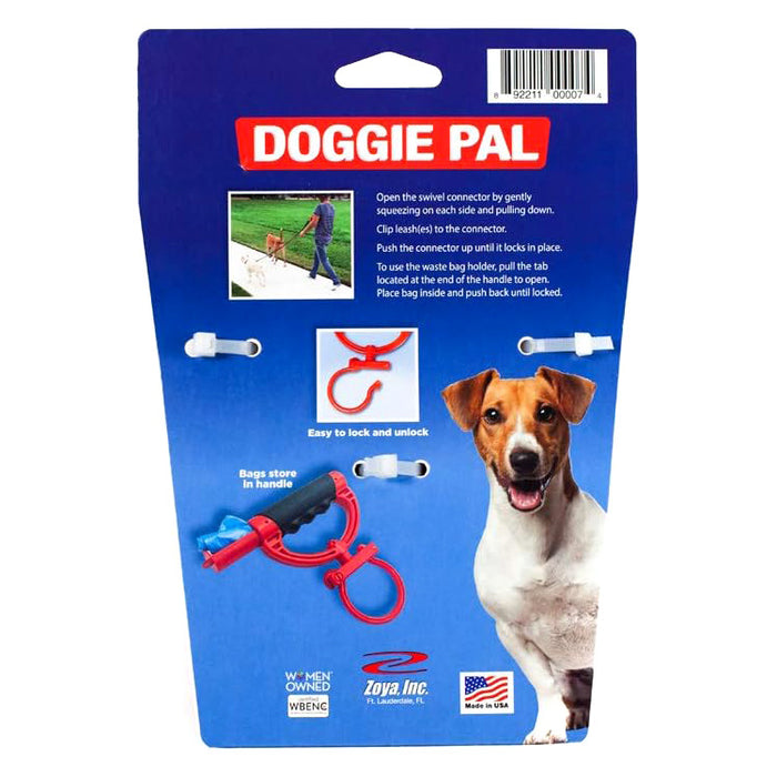 Doggie Pal Leash Holder and Waste Bag Storage