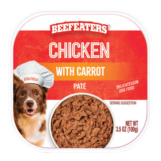 Beefeaters Chicken with Carrot Pate, 3.5oz, Case of 96 Flavor Chicken & Carrot