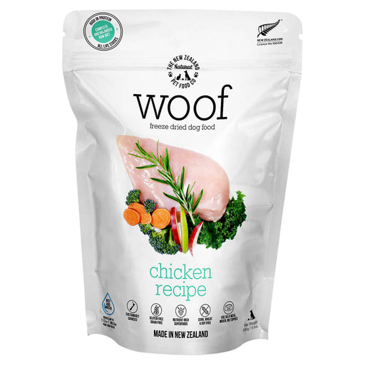 Woof Chicken Freeze Dried Food 9.9oz Size 9.9oz