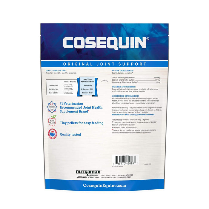 Cosequin Original Pellets Joint Health Supplement for Horses, 910 Grams  