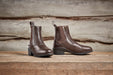 Dublin Evolution Double Zip Front Paddock Boots, Brown - 8.5  