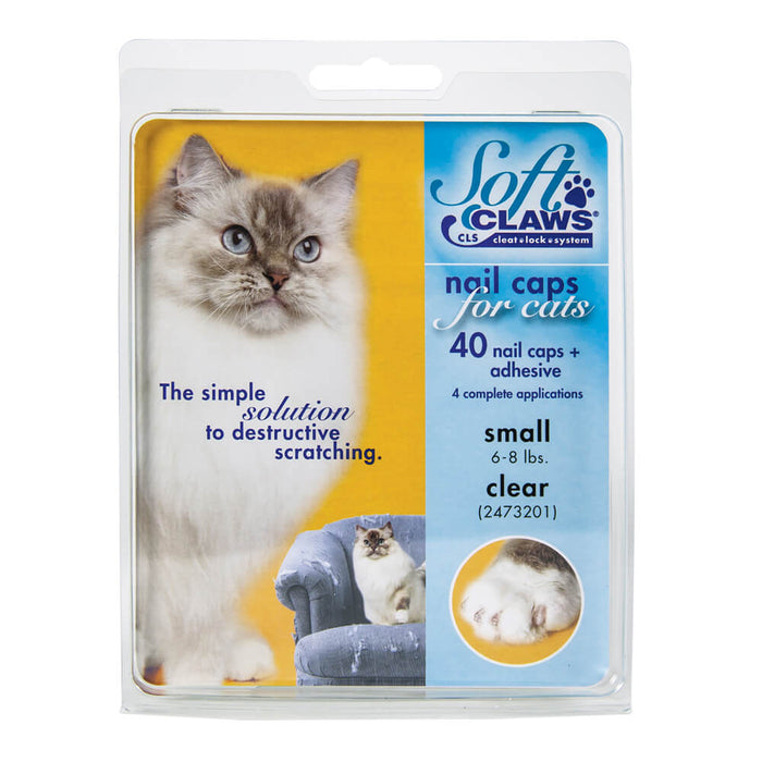 Nail Caps for Cats - ClearSmall