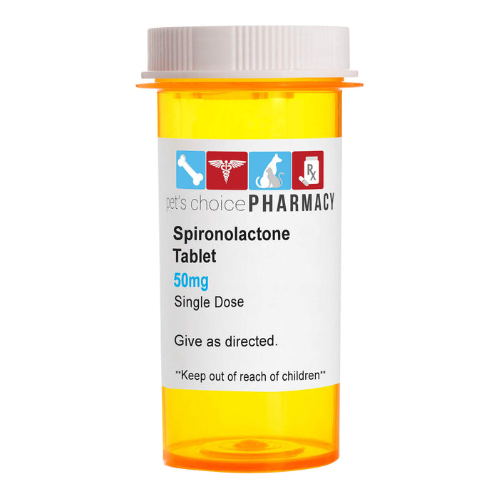 Rx Spironolactone 50mg, Single Tablet - 