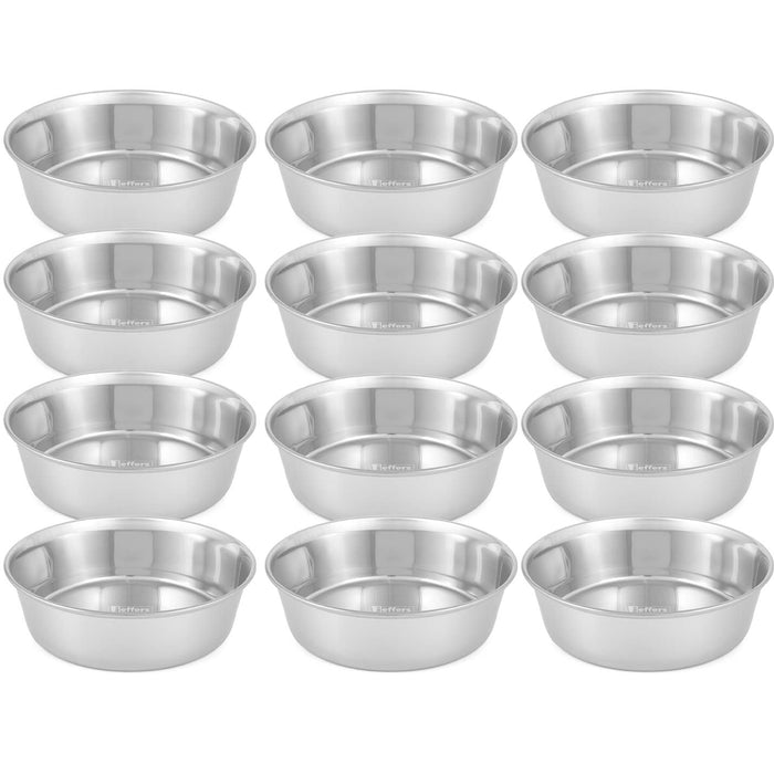 ss-hvy-wgt-bowl-1-2-pint-78010 - 48 oz Heavyweight Stainless Steel Bowl, 12 Pack