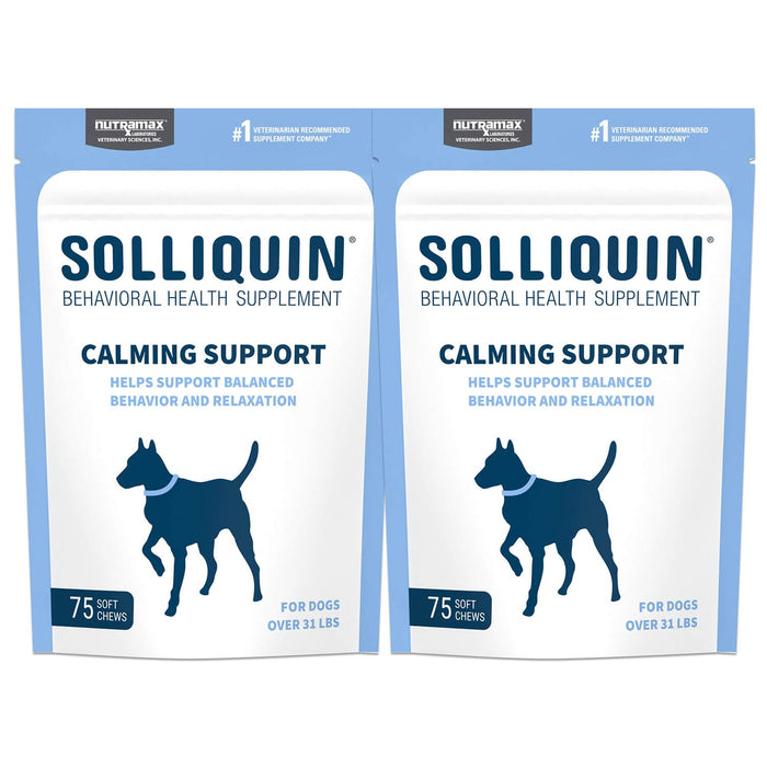 Solliquin Soft Chews 75 ct for Large Dogs - 2 Pack