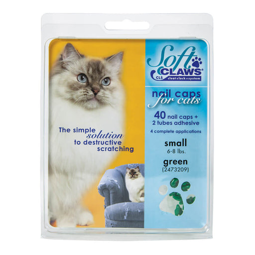 Nail Caps for Cats - Green Small 