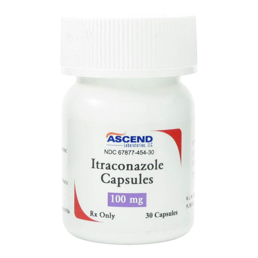 Rx Itraconazole Cap 100mg, 30ct - 