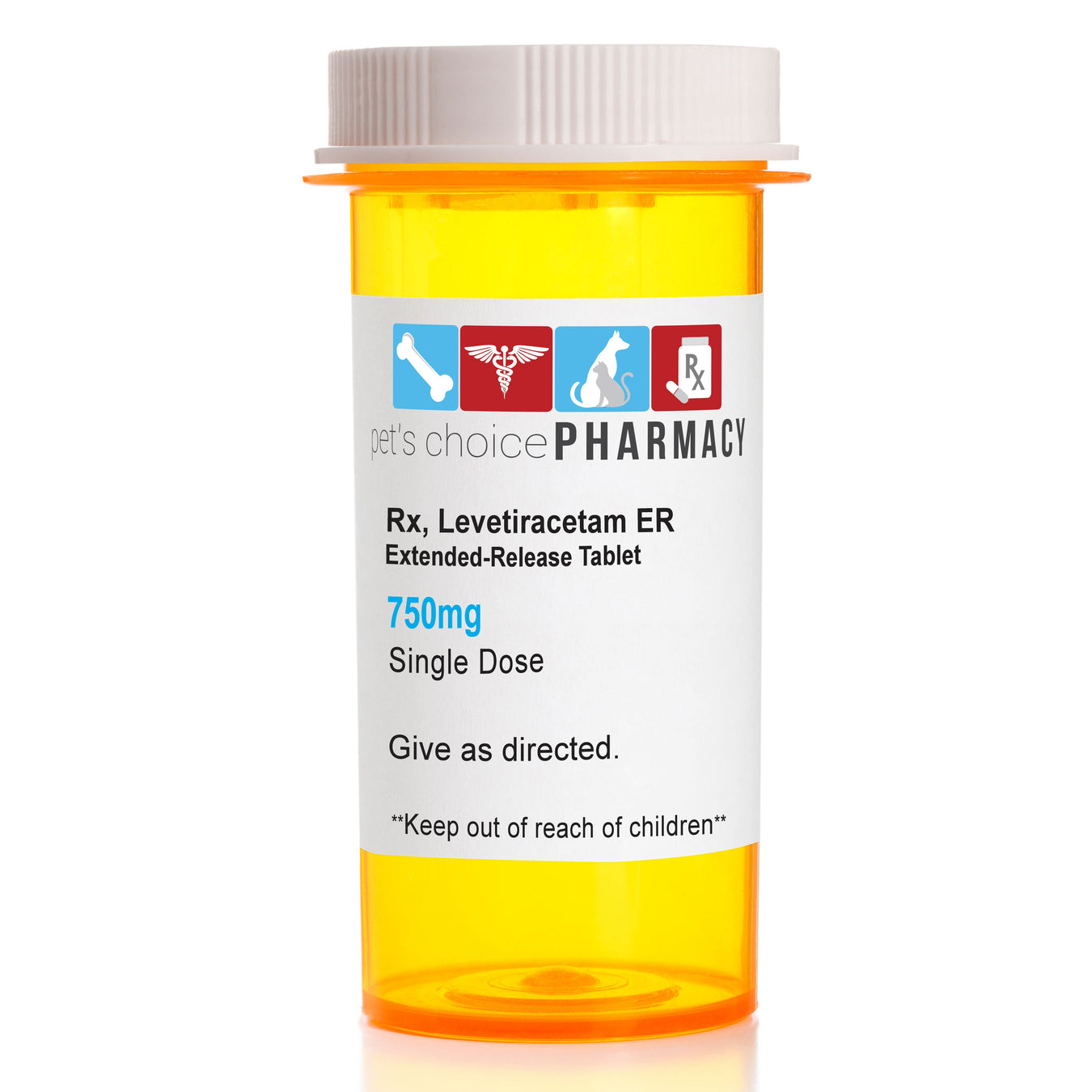 Rx Levetiracetam ER Tabs 750mg, Single Tablet - 