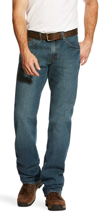 Ariat Men's Rebar M4 Relaxed DuraStretch Basic Boot Cut Jean - 34x36  