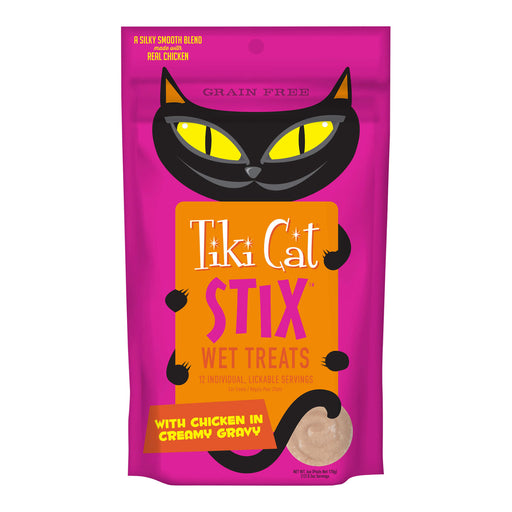 Tiki Cat Stix Wet Cat Treats, Chicken Size 6oz