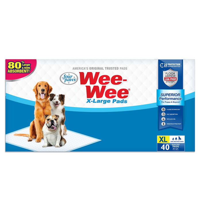 Wee-Wee Superior Performance X-Large Dog Pee Pads - 40ct