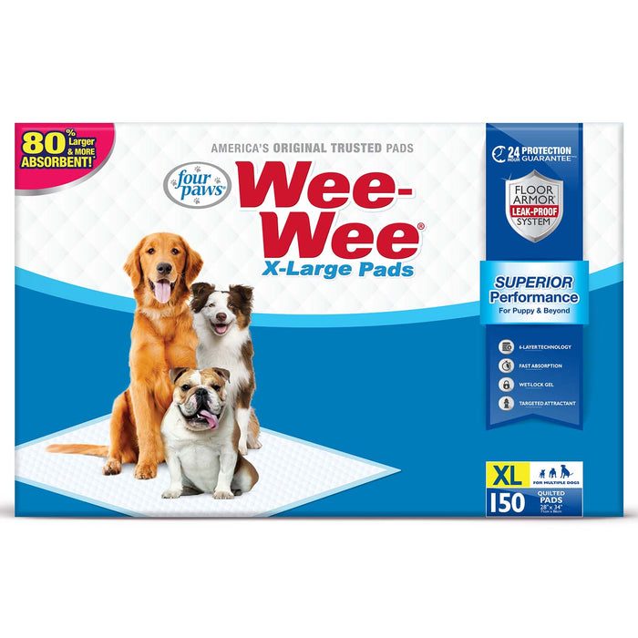 Wee-Wee Superior Performance X-Large Dog Pee Pads - 150ct