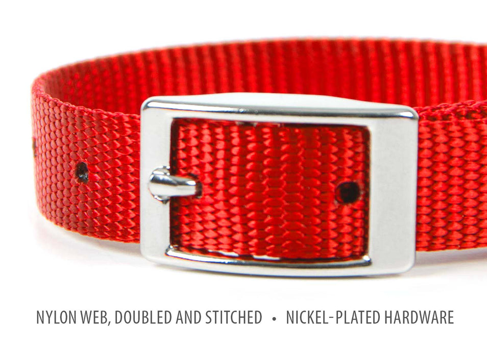 5/8'W Jeffers Nylon Dog Collar, 12'L - Jeffers - Dog Supplies > Dog Apparel > Dog Collars, Harnesses, & Leashes