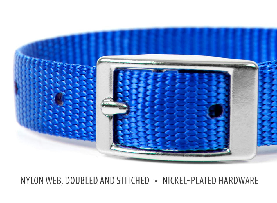 5/8'W Jeffers Nylon Dog Collar, 12'L - Jeffers - Dog Supplies > Dog Apparel > Dog Collars, Harnesses, & Leashes