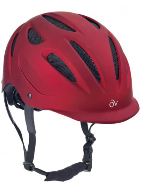 Ovation Metallic Protege Helmet - Metallic Red Large/XLarge 