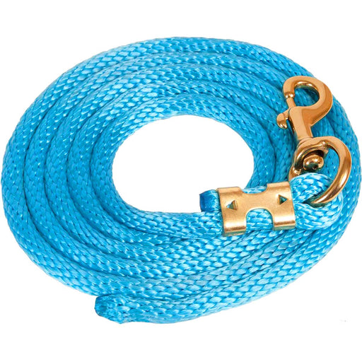 9'L Solid Color Poly Lead Rope (with Bolt Snap) from Mustang Mfg. - Jeffers - Horse Supplies > Horse Tack > Horse Halters