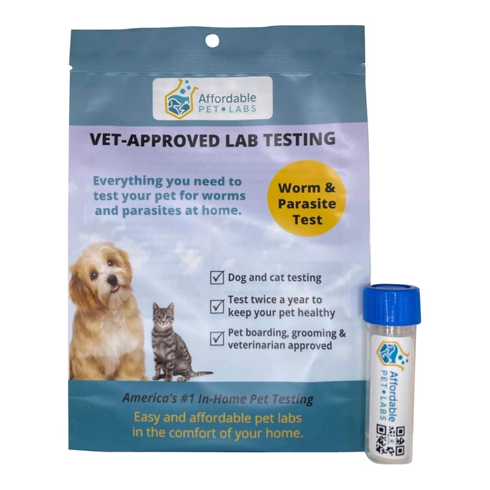 Affordable Pet Labs Total Fecal Tests Plus Giardia For Dogs and Cats Easy Home Kit  