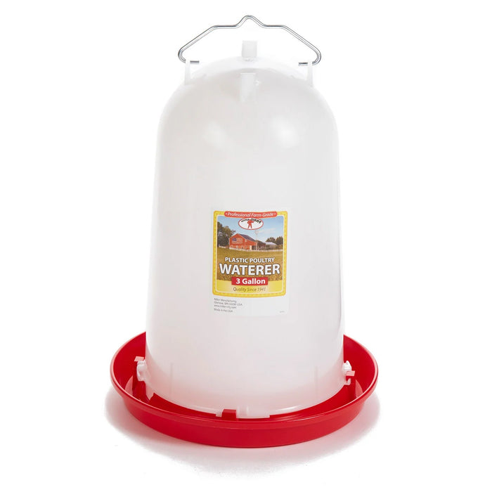 Little Giant Plastic Poultry Fountain,  3 Gallon