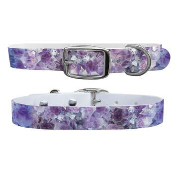 C4 Personalized Waterproof Dog Collar - Amethyst XLarge 