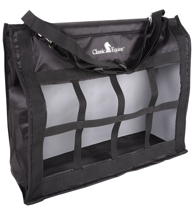 Classic Equine Top Load Hay Bags, Patterns - Black  