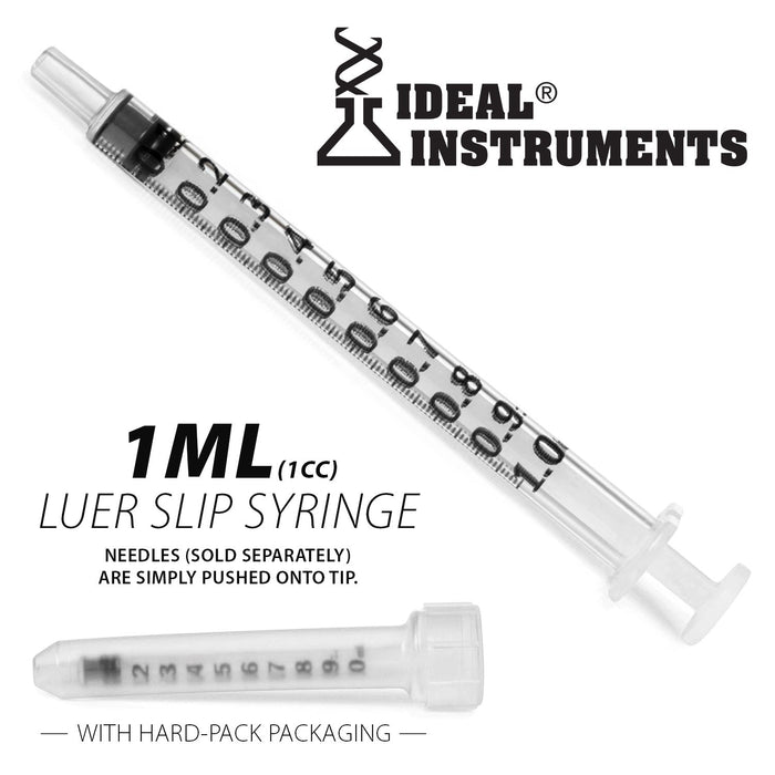 Ideal Luer Slip Syringes, Boxes