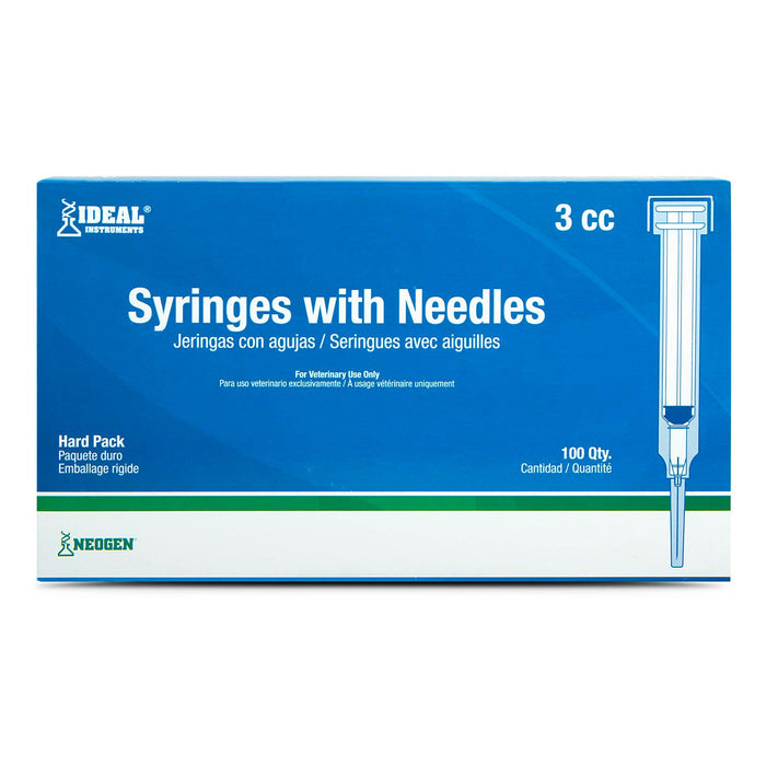 Ideal Luer Slip Syringe/Needle Combo, Box of 100