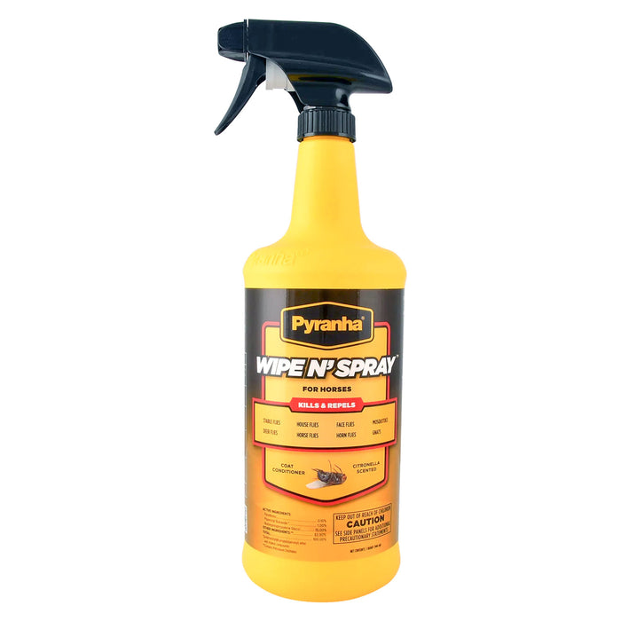 Pyranha Wipe N' Spray Fly Spray