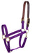 Economy Nylon Safety Horse Halter - Purple Horse 