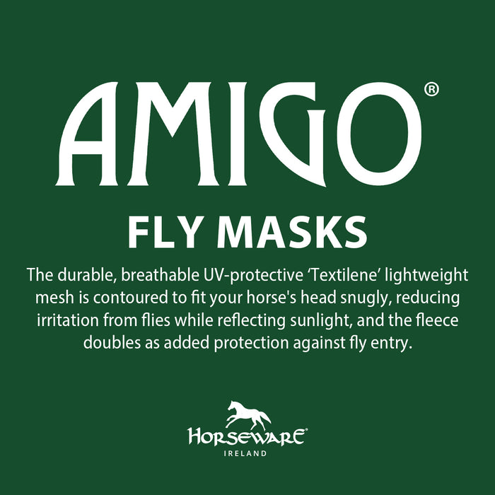 Amigo Horse Fly Mask with Ears, Lavender