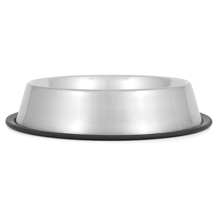 Jeffers No-Skid/No-Tip Stainless Steel Pet Bowls