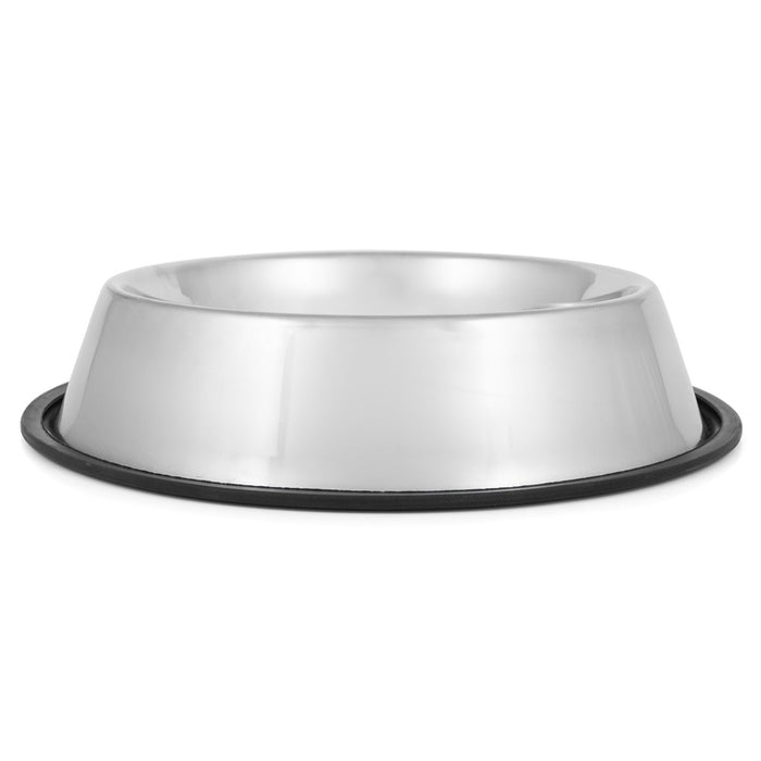 Jeffers No-Skid/No-Tip Stainless Steel Pet Bowls