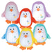 3 Color Penguin w/Squeaker, 6PK, ALL COLORS  