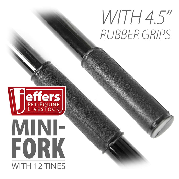 Jeffers Mini-Fork (12 tines) w/ 48" Handle