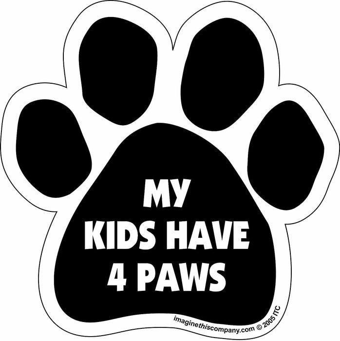 PAW Magnets, each - I Love My Dogs  