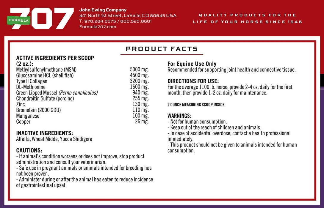 Formula 707 Joint 6-in-1 Pellets