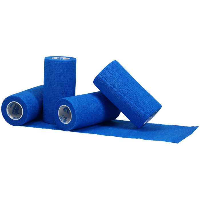 4-Pack Tough Flex Bandages Color Blue