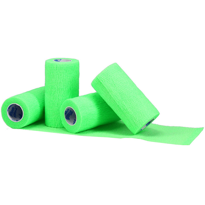 4-Pack Tough Flex Bandages Color Neon Green