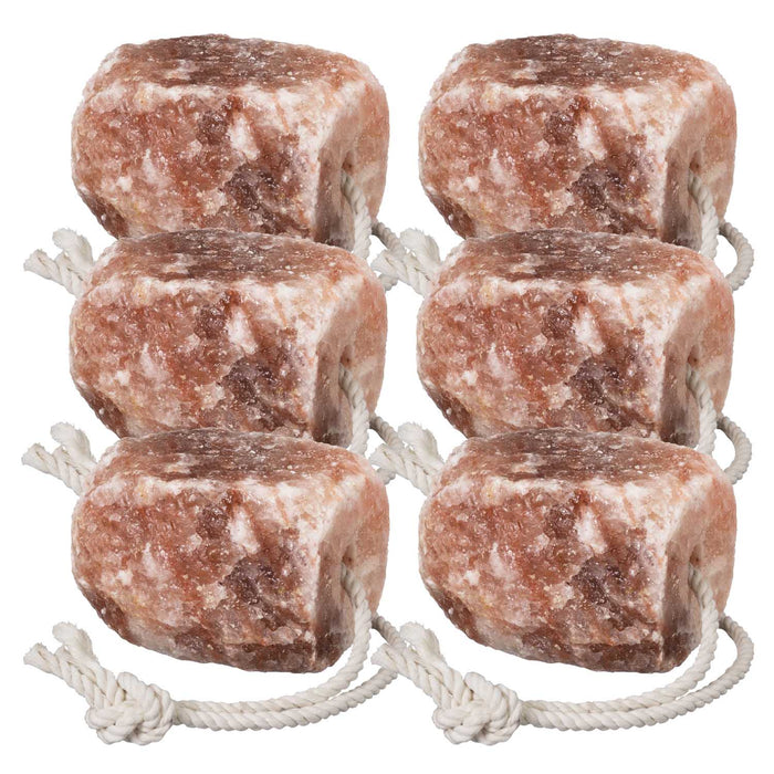 Tough1 4lb Himalayan Rock Salt on Rope, 6-Pack  